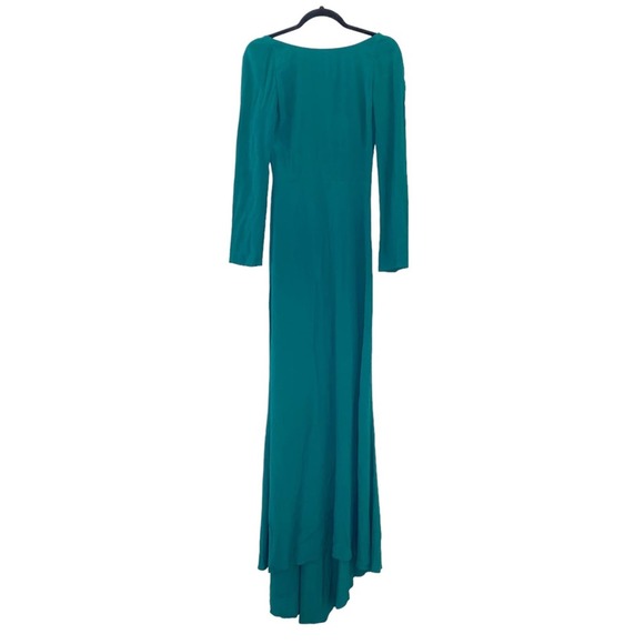 Reformation Artemis Emerald Green Backless Dress Size 2 - Picture 4 of 10